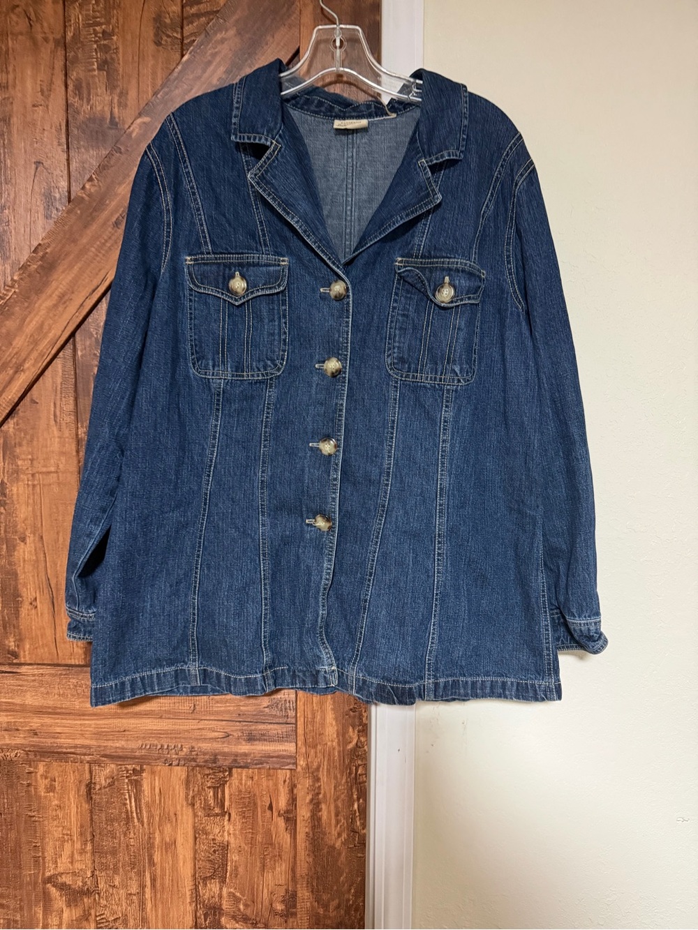 Vintage Authentic St John Bay Women Denim Jacket 1X